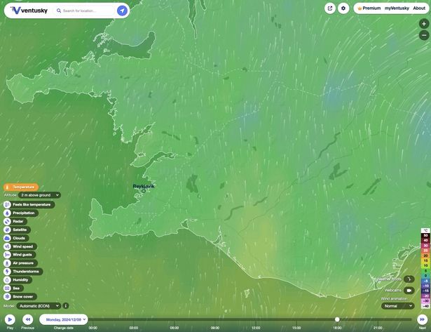 英国比冰岛更冷的确切日期，新地图显示零下3摄氏度的低温