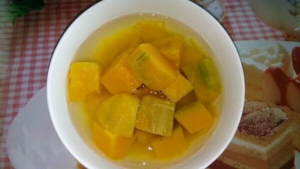 两种原料的南瓜汤食谱“非常健康”，而且很容易做